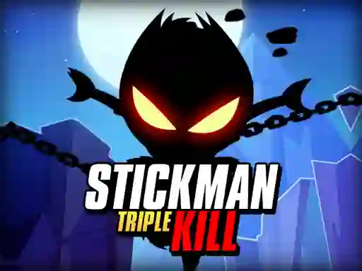 Játék Stickman Triple Kill online