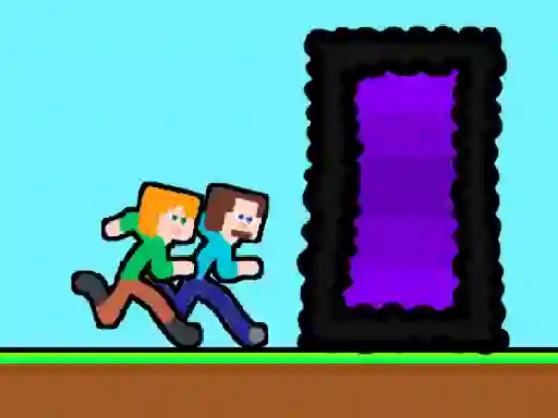Játék Steveman and Alexwoman: Easter Egg online