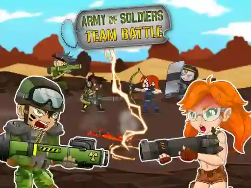 Játék Army of soldiers: Team Battle online