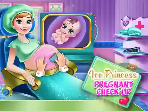 Játék Ice Princess Pregnant Check Up online