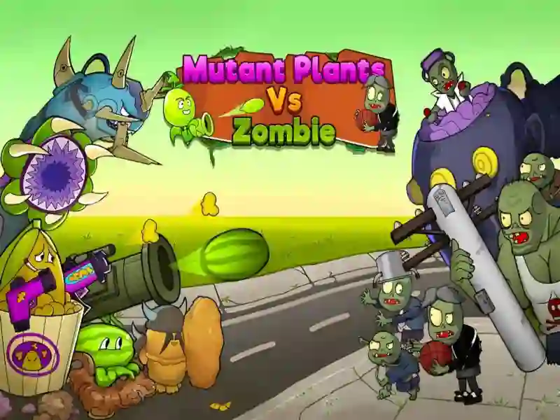Játék Mutant Plants Vs Zombie online