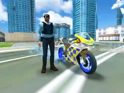 Játék Police Motorbike Traffic Rider online