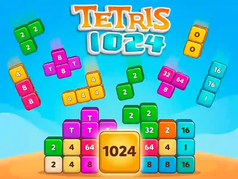 Játék Tetris 1024 online