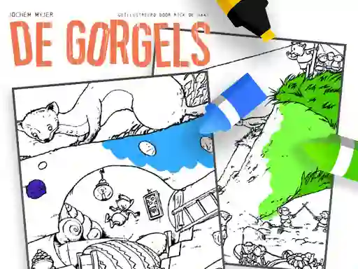 Játék Coloring Gorgels online