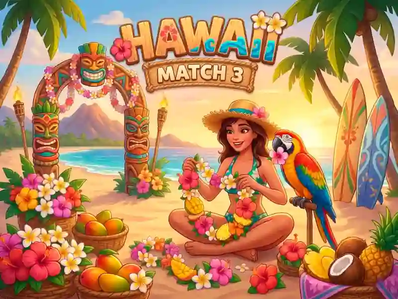 Játék Hawaii Match 3 online