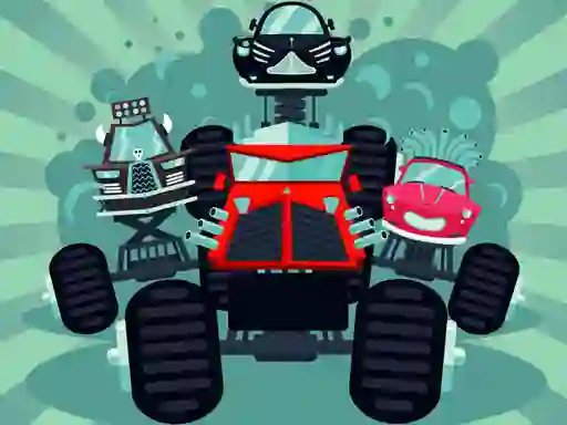 Játék Crazy Monster Trucks Memory online