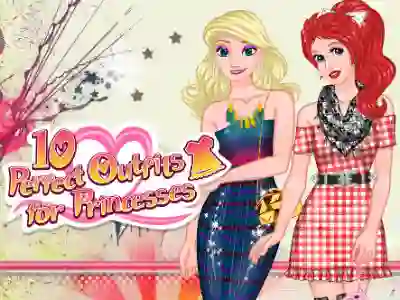Játék 10 Perfect Outfits for Princesses online