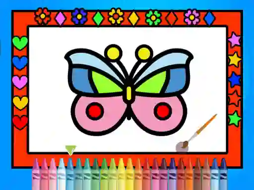 Játék Color and Decorate Butterflies online