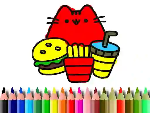 Játék Back To School: Cute Cats Coloring online