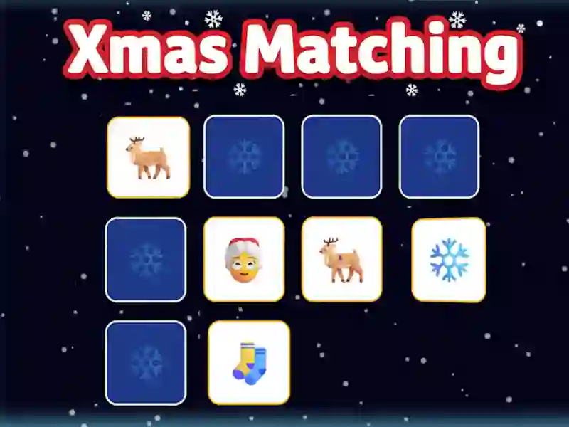 Játék Xmas Matching online