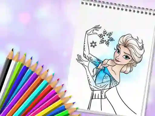 Játék Amazing Princess Coloring Book online