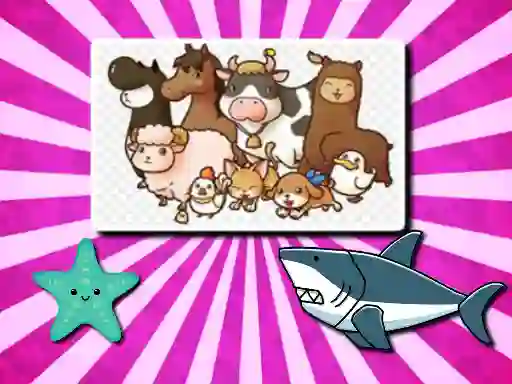 Játék Animal Puzzle online