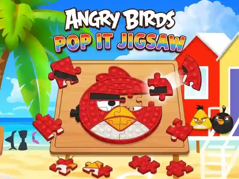 Játék Angry Birds Pop It Jigsaw online
