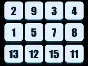 Játék Numbers Sliding Puzzle online