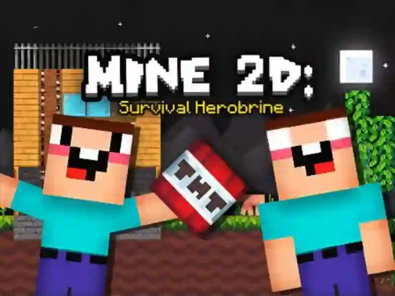 Játék Mine 2D Survival Herobrine online