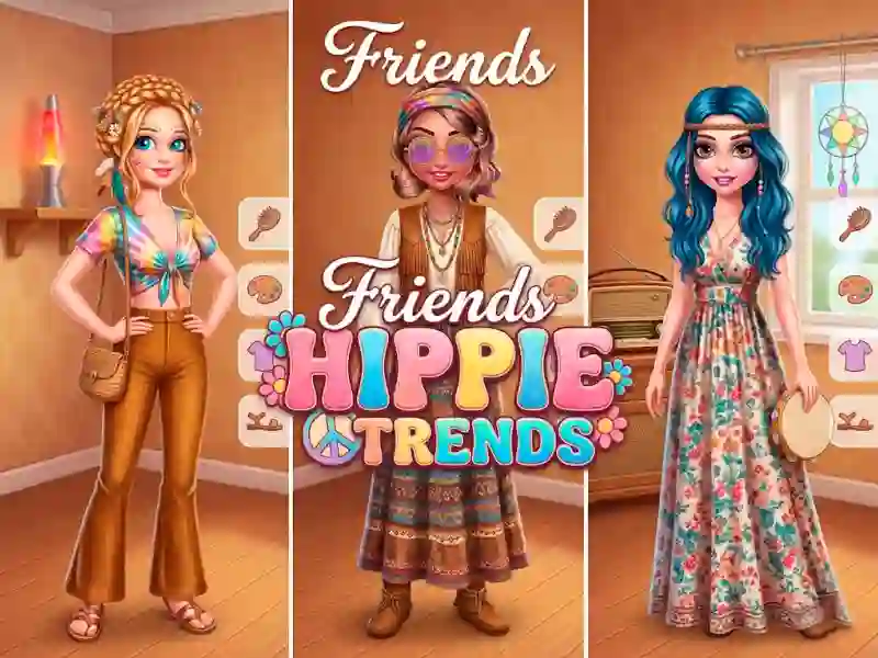 Játék Friends Hippie Trends online