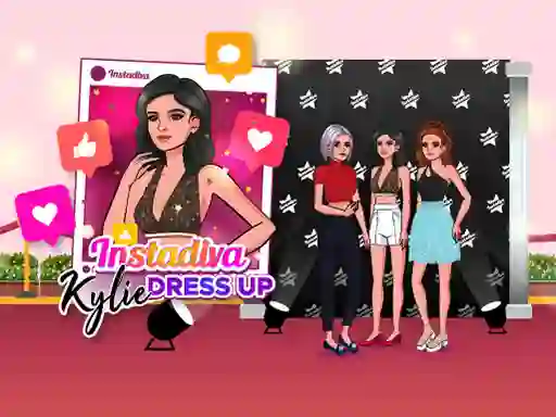 Játék Instadiva Kylie Dress Up online