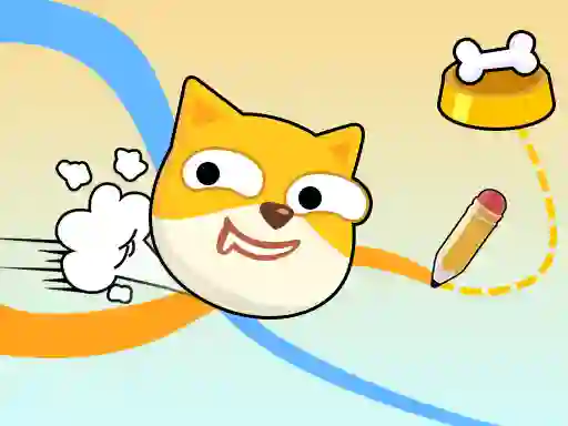 Játék Doge Rush Draw Home Puzzle online