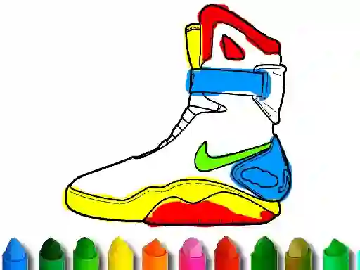 Játék Back To School: Shoe Coloring online