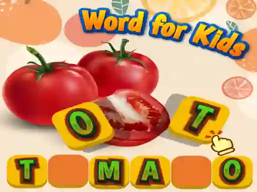 Játék Fruits and Vegetables Word for Kids online