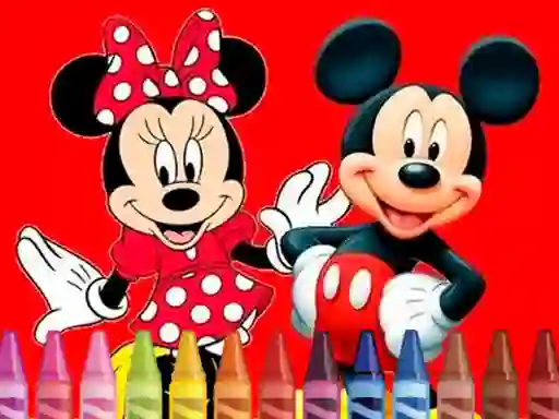 Játék Mickey Mouse Coloring online