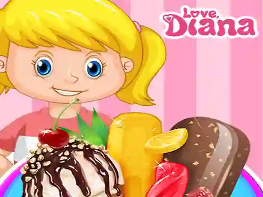 Játék Ice Cream love Diana online