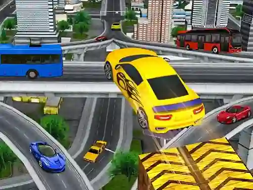 Játék Crazy Car Impossible Stunt Challenge Game online