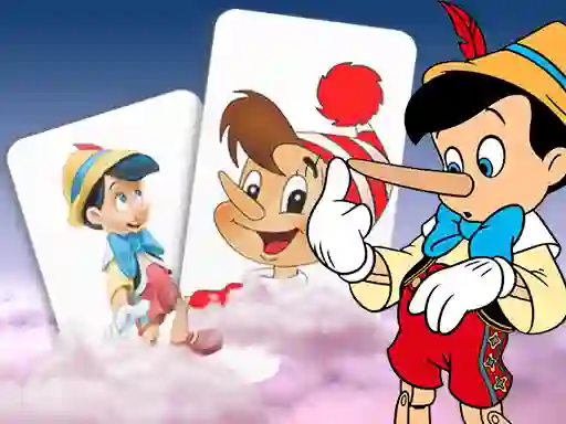 Játék Pinocchio Memory card Match online