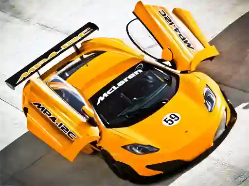 Játék McLaren GT3 Puzzle online