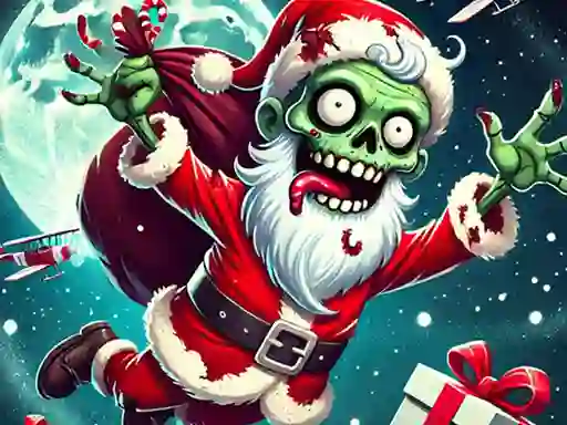 Játék Flappy Zombie Santa Christmas Game online