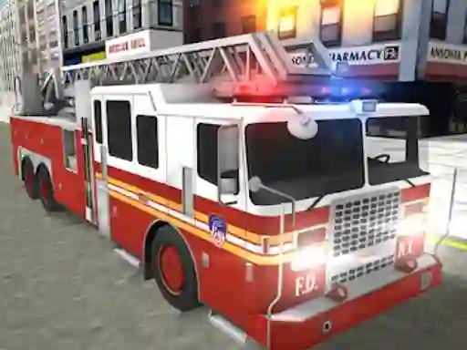 Játék Real Truck Fire Drive Sim online