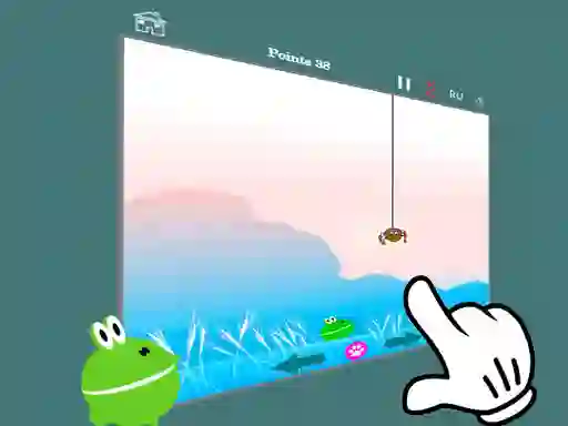 Játék Hunt feed the frog 2 online