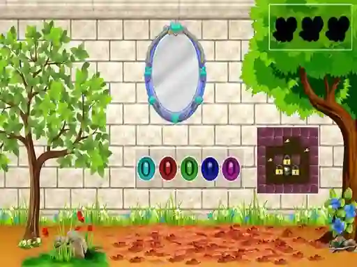 Játék White Brick Backyard Escape online