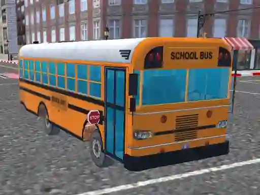 Játék Bus School Park Driver online