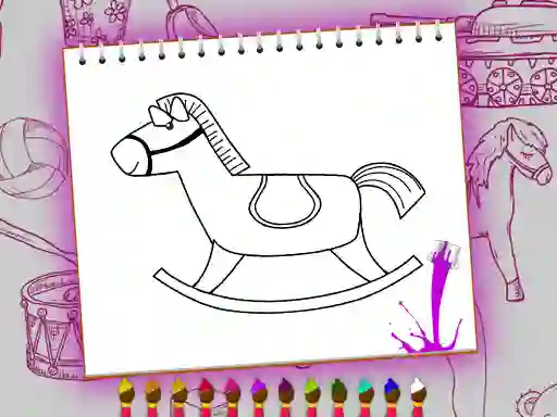 Játék Coloring Book: Toy Shop online