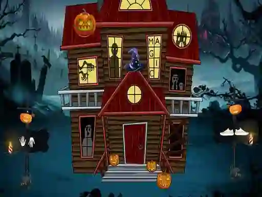 Játék Halloween Magic Lady Escape online