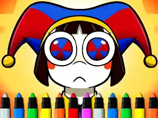 Játék Digital Circus Coloring Adventure online