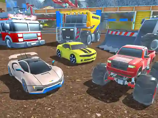 Játék Mad Cars Racing and Crash online