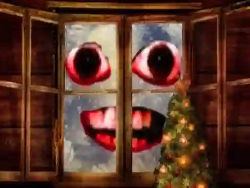 Játék New Year: Santa Claus outside the window online