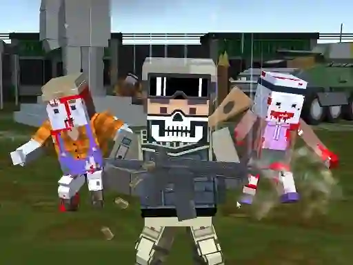 Játék Combat Pixel Arena 3D Zombie Survival online