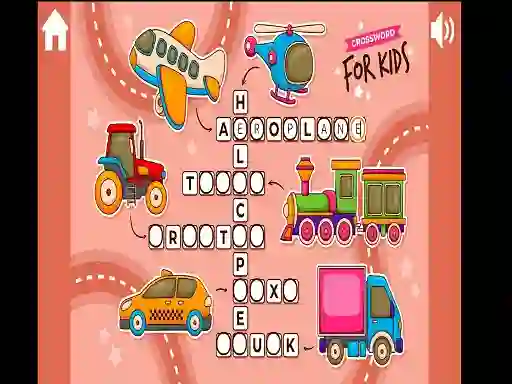 Játék Crossword for Kids online