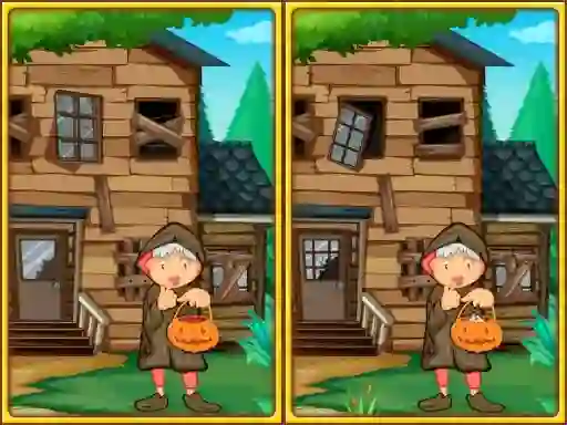 Játék Spot the differences halloween online