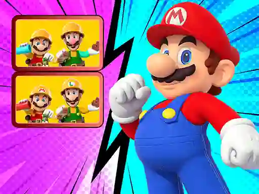 Játék Mario spot The Differences online