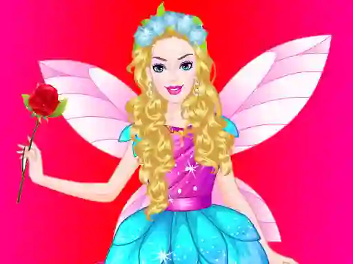 Játék Barbie Angel Dress up online