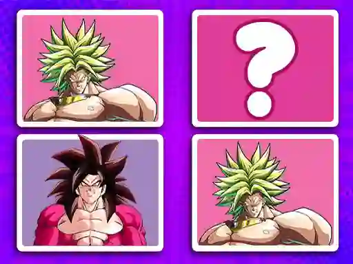Játék DragonBall Match Cards online