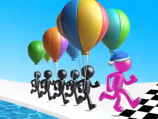 Játék Ballon Race 3D online