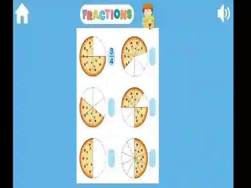 Játék Fractions online
