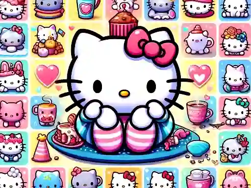 Játék Cute Kitty Memory Challenge online