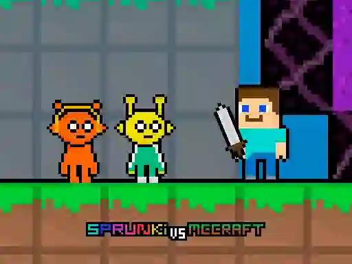 Játék Sprunki vs MCCraft online