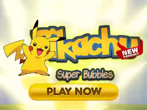 Játék Pikachu Super Bubbles online